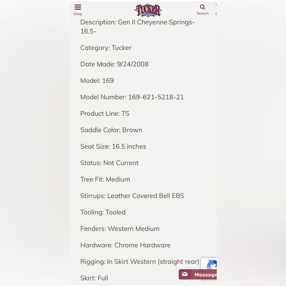 Tucker Saddle - Gen II 2 - Picture 4 of 8